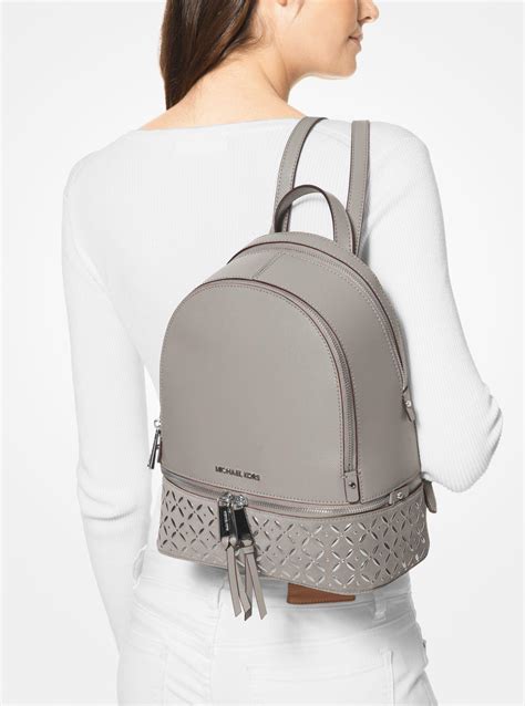 michael kors black and grey handbag|Michael Kors grey backpack.